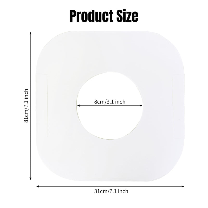 7 Inches Record Inner Sleeves, 40 Pack Acid-Free Paper Vinyl Record Inner Protective Sleeves for 7" EP Vinyl Records, White