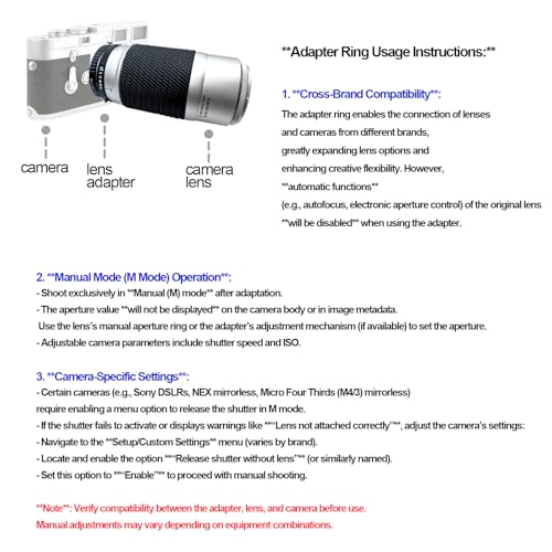 PK to LM Lens Adapter for Pentax K PK P/K Mount Lens to for Leica M L/M M9 M8 M7 M6 M5 (PK-L/M Adapter) Pentax K PK to LM Adapter