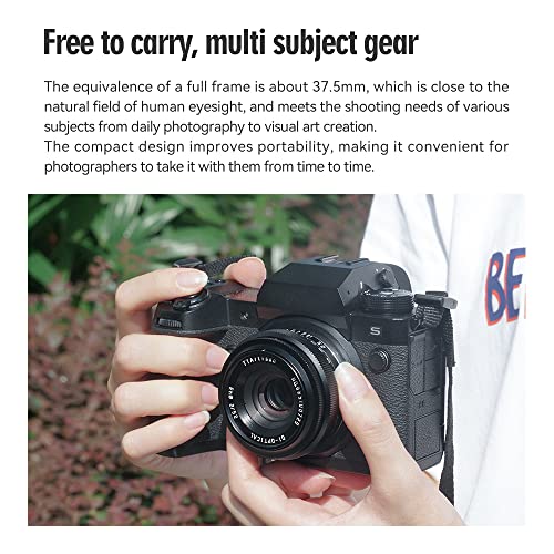 TTArtisan 25mm F2 Wide-Angle APS-C Camera Lens Large Aperture for Sony for Sony E