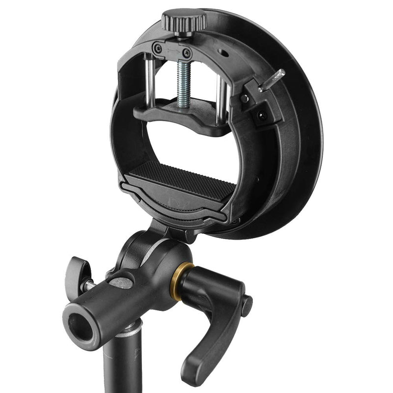 [AUSTRALIA] - Godox S2 S-Type Speedlite Bracket Bowens Mount Holder for Godox V1 AD200Pro AD400Pro AD200 V860II TT685 TT600 TT350 Flash Strobe Speedlight 