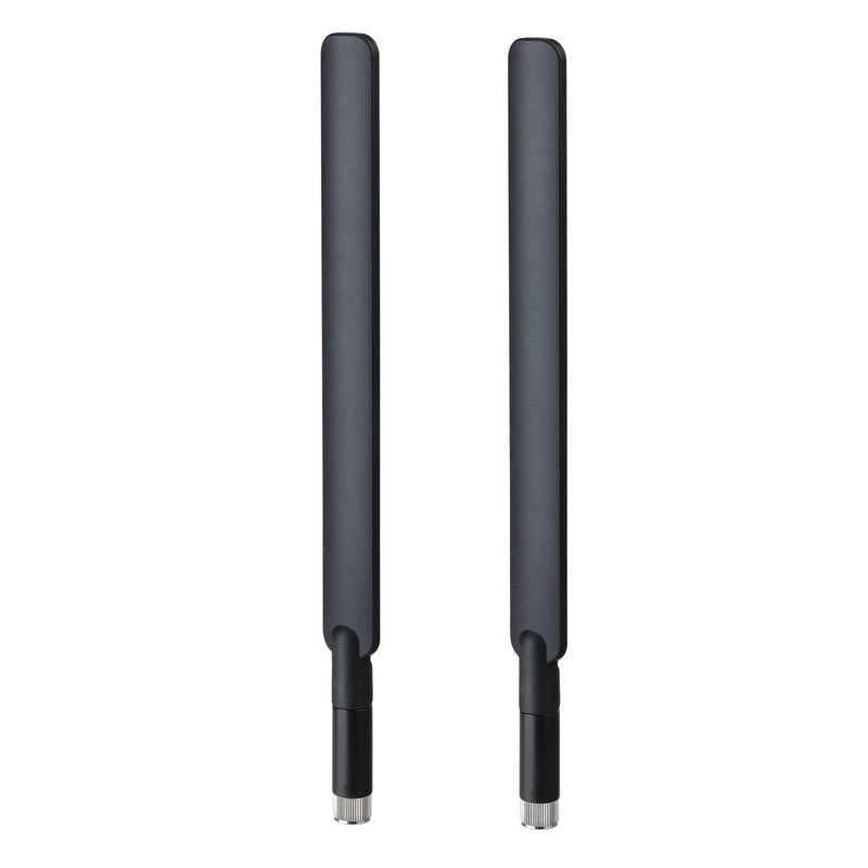 Superbat High Gain 12dBi Dual Band WiFi Antenna 2.4GHz/5GHz 5.8GHz Omnidirectional RP-SMA for Router, Wireless Access Point, Security Cameras (2 Pack) black