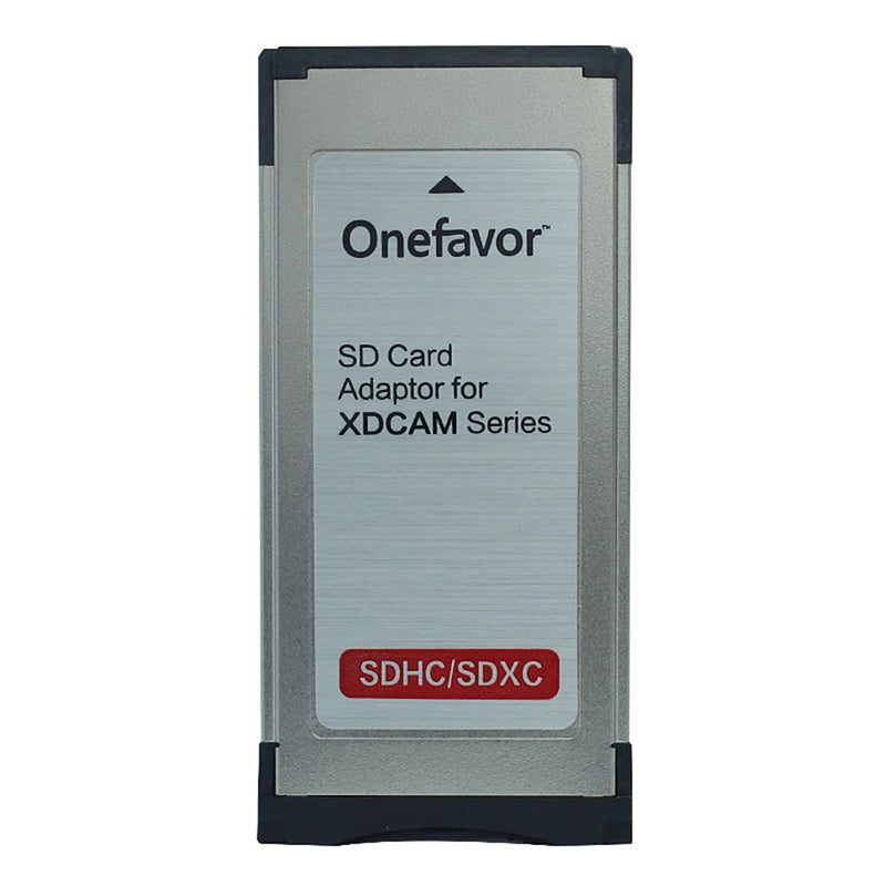 Onefavor SXS Card Adapter for Sony SXS-1 EX1R EX280 SD SDHC SDXC Card into SXS Memory Card ExpressCard Adaptor for Sony XDCAM Cameras
