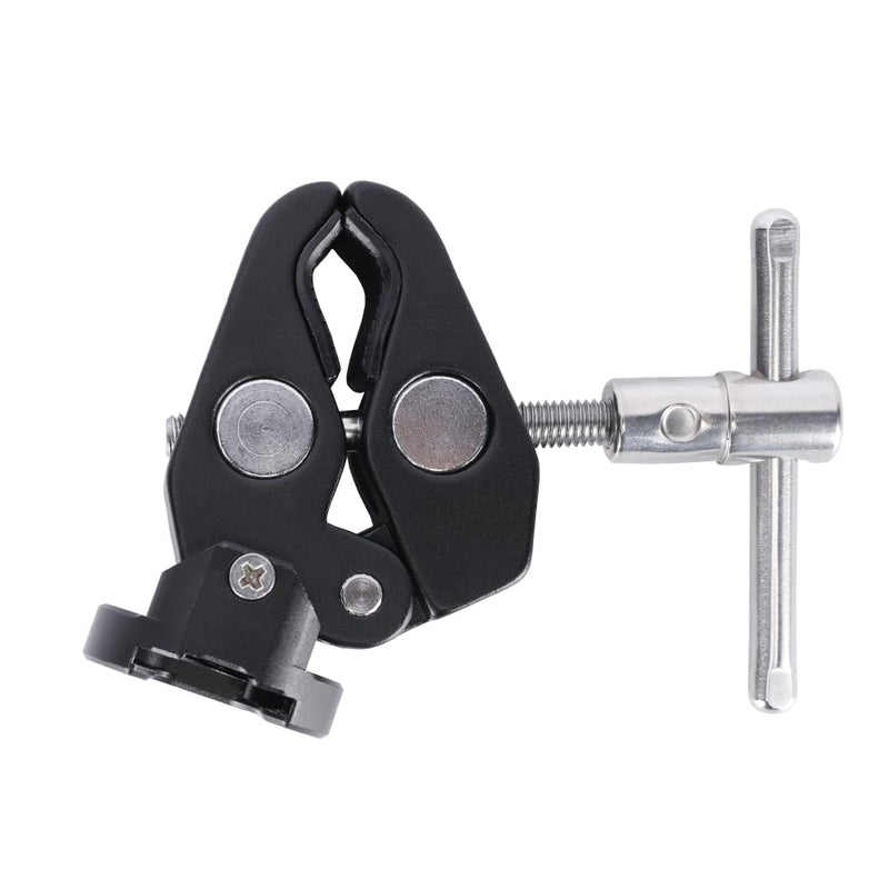 [AUSTRALIA] - NICEYRIG Super Clamp Crab to Cold Shoe Mount, 1/4’’ Thread, Max. 50mm Jaw Grip Applicable for Power Bank Clamp, Tripod Mount Phone Holder, Vmount Battery Plate - 608 