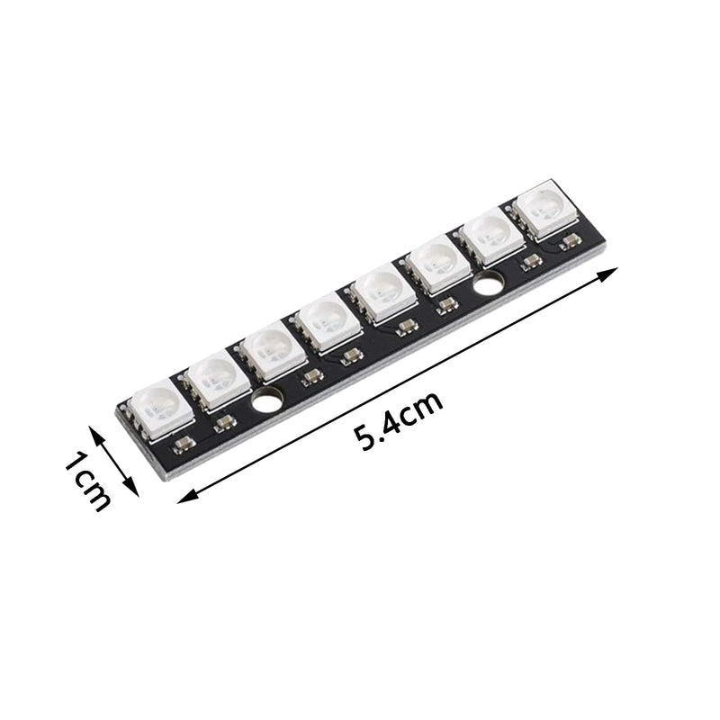 WS2812 RGB LED Module, Built-in Driver for Arduino Raspberry Pi ESP32, Pack of 10