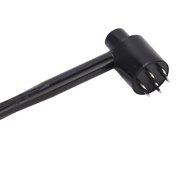 Fafeicy 5 x 7 Pin Plum Blossom Dermal Hammer, Plum Blossom Dermal Hammer for Industry, Rounded and Pointed, ABS and Stainless Steel Material
