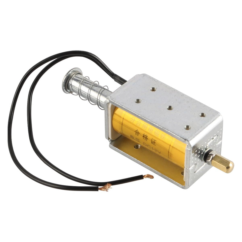 [AUSTRALIA] - Laroal DC 12V 35mm Hub Electromagnet VS1 Load Switch Electromagnetic Coil Push Pull Electromagnetic Coil with Spring Return 8A for Vending Machines, Transport Equipment 