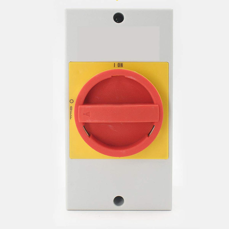 1Pcs Universal Changeover Selector Switch Load Isolation Switch Universal Changeover Switch, Waterproof and Dustproof Sealed Box, LW30-32A 380V 3P 32A, Master Load Switch, Equipment Power Cut Off