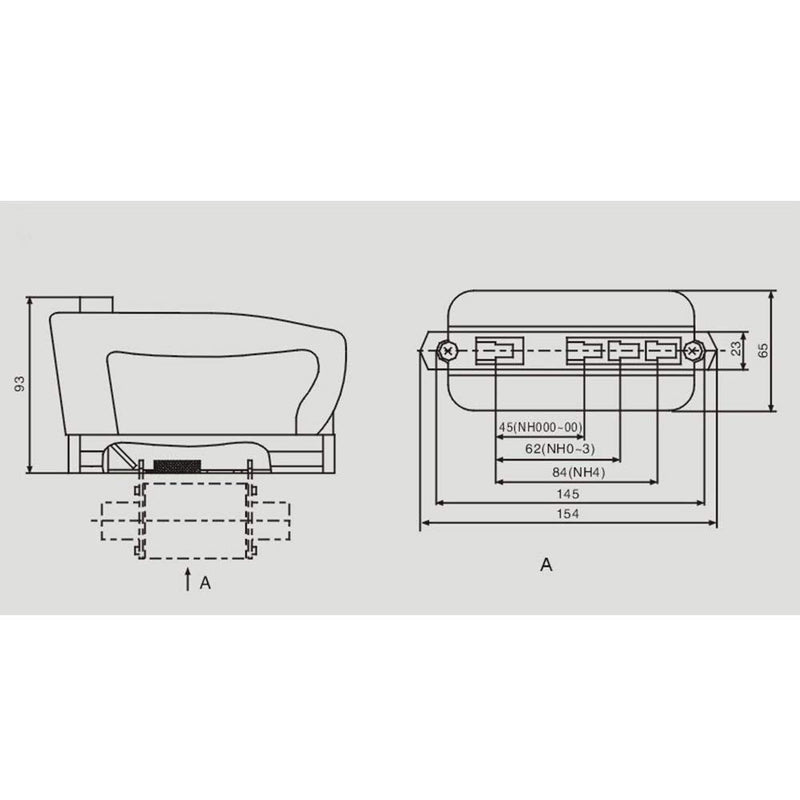KPS 901100250 Half Fuse extractora NH