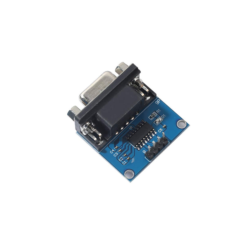 DEVMO 10pcs MAX3232 Root Module Connector Chip RS232 to TTL Female Serial Port to TTL DB9 Converter Module Board fit Equipment Upgrades Like DVD 10