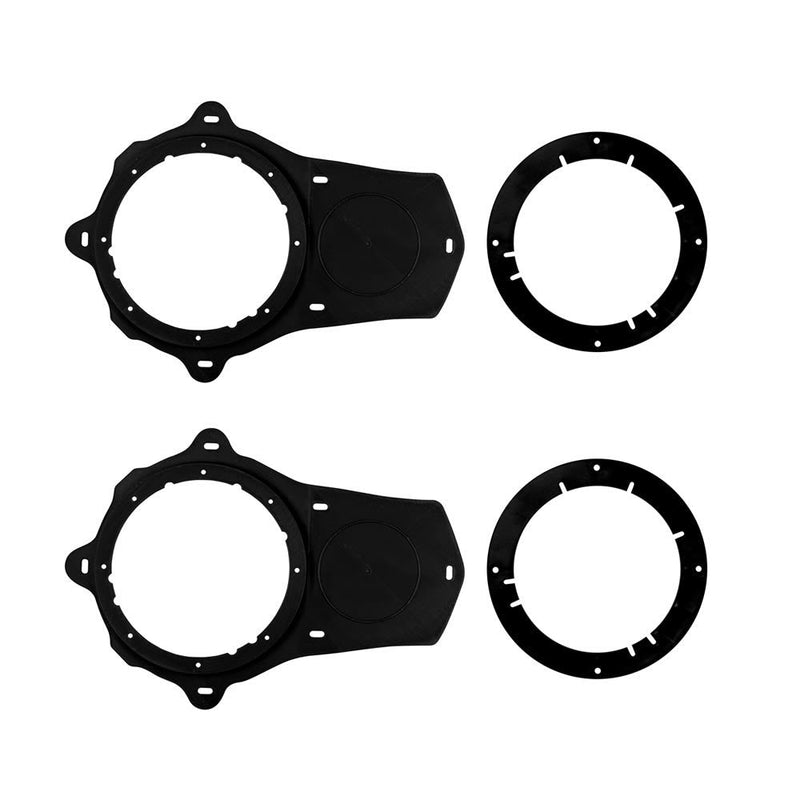 Metra 82-3013 Speaker Adapters for 1997-2004 Chevrolet Corvette & Metra 72-4568 Speaker Harness for Select 1988-UP GM Vehicles,Black Adapters + Harness