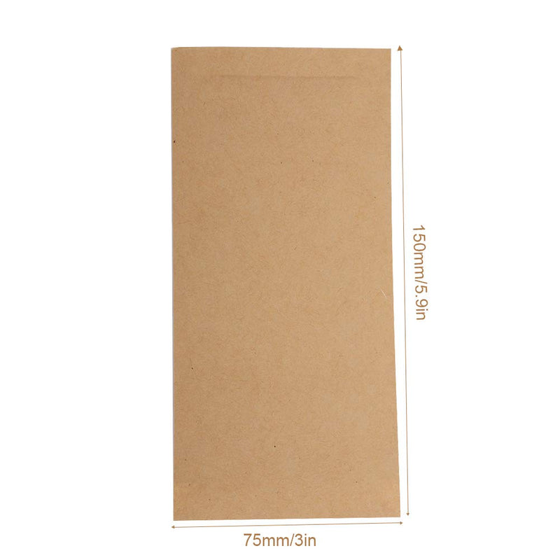 100 x Autoclave Sterilisation Bags, Disposable Self Seal Steriliser Bags for Nail Tools, Teeth Sterilisation Bag for Beauty (75 x 150 mm)