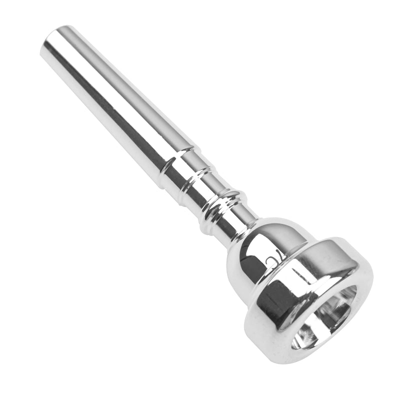3Pcs Yootones Trumpet Mouthpiece 7C 5C 3C Trumpet Mouthpiece Set for Beginners and Professional Players (Silver) Silver