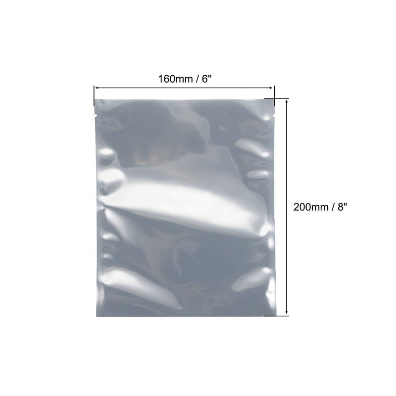 uxcell Antistatic Shield Shielding Bag, Flat Open Top Anti Static Bag for Electronic Devices, 6x8 inch(160x200mm), 25 PCS