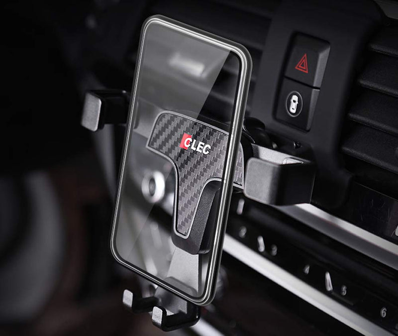 iJDMTOY Smartphone Gravity Holder w/Exact Fit Clip-On Dash Mount Compatible with BMW 2018-up G01 X3, 2019-up G02 X4 (Won't Occupy Air Vent Opening)