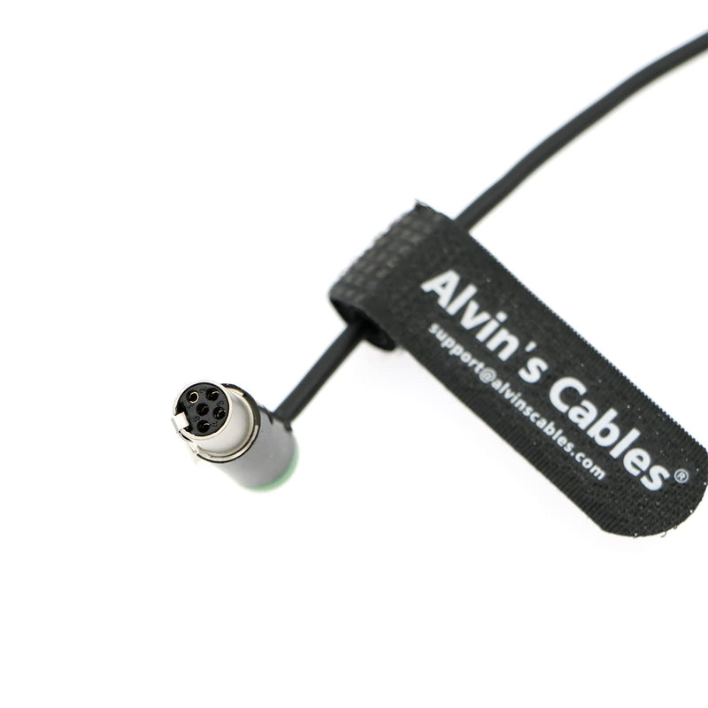 Alvin's Cables 10Inch (25cm) Low Profile TA5F to Dual LP XLR 3 Pin Male Audio-Cable for Wisycom-MCR54, Lectrosonics-DCHR-Receiver, Cameras, Portable Recorders, Mixers