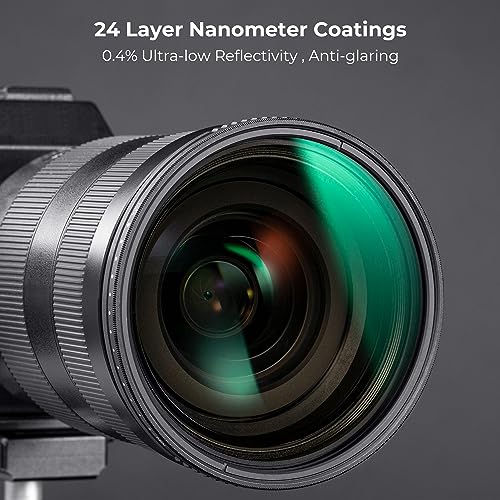 K&F CONCEPT 58mm Variable ND2-400(1-9 Stops) Waterproof ND Lens Filter