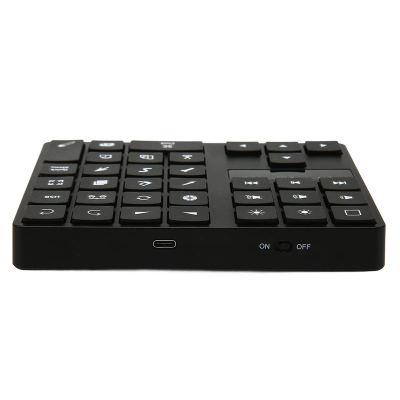 Keyboard for, Rechargeable Drawing Keyboard with 35 Shortcut Keys, One Handed Buetooth Keypad for Drawing Shortcuts, Graphic Tablets, Drawing Tablet, Laptop