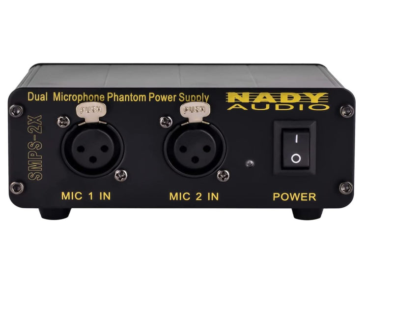 Nady SMPS-2X 2-Channel 48V Phantom Power Supply for Condenser Microphones
