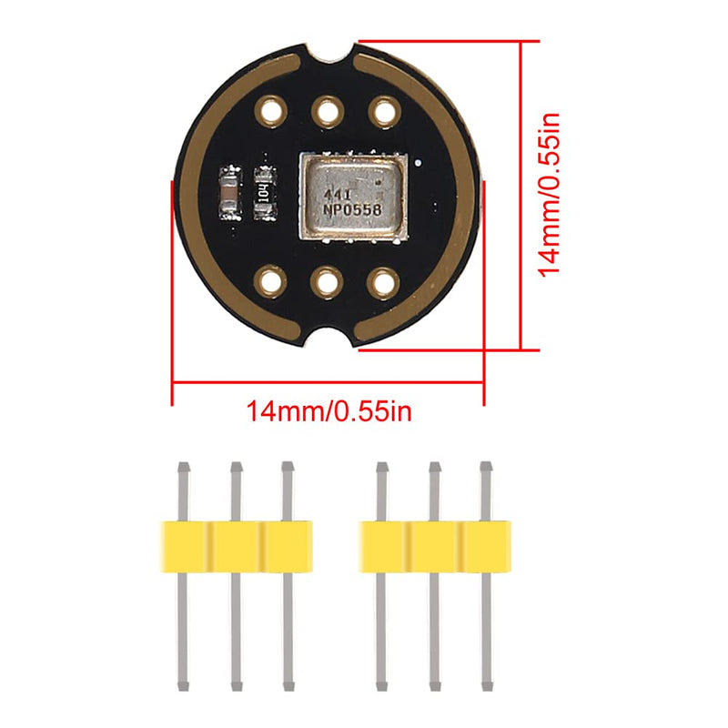 [AUSTRALIA] - 5PCS INMP441 Omnidirectional Microphone Module I2S Interface MEMS High Precision Low Power Consumption Support ESP32 