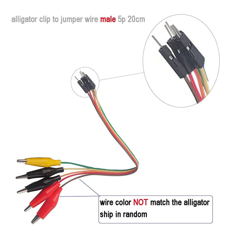 DIYmalls CP2102 USB to TTL + Breadboard Power Supply Module Alligator Clip Wire