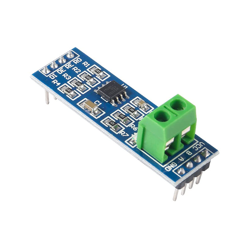 12Pcs MAX485 RS485 Transceiver Module TTL UART Serial to RS485 Instrument Interface Module Max458 Chip RS-485 Communication Transceiver 5V SCM Development Accessories Board for Raspberry Pi