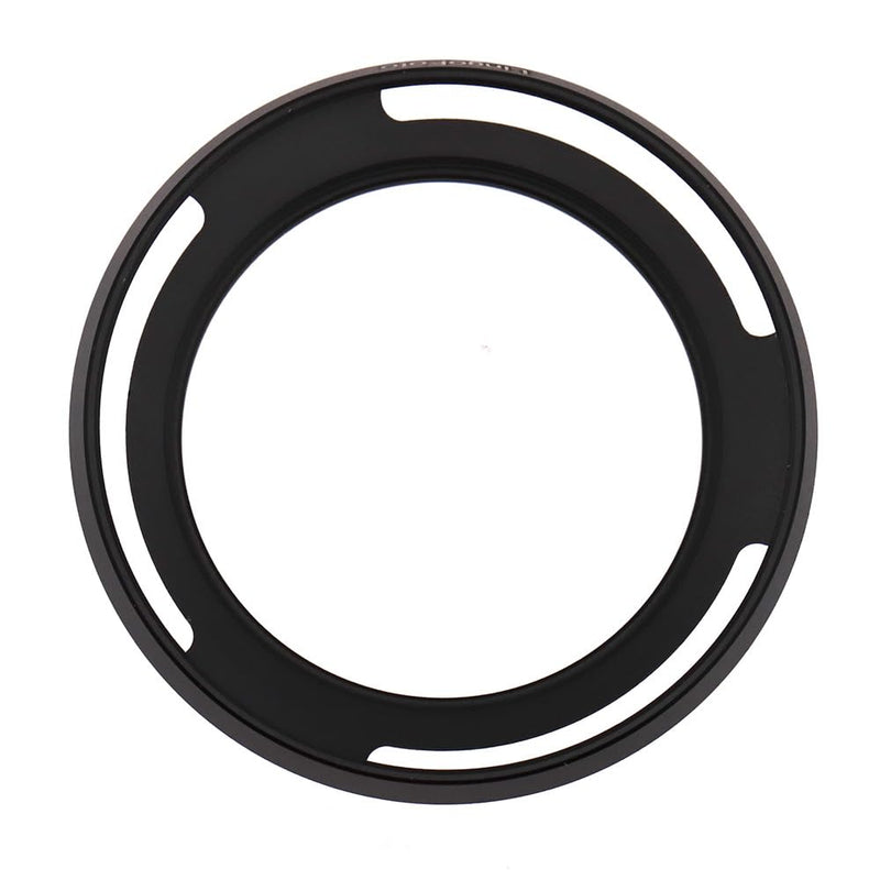 58mm Hollow Lens Hood 58mm Screw in Curved Vented Lens Hood 58mm Metal Lens Hood for 58mm Lens Hood Wide(Black)