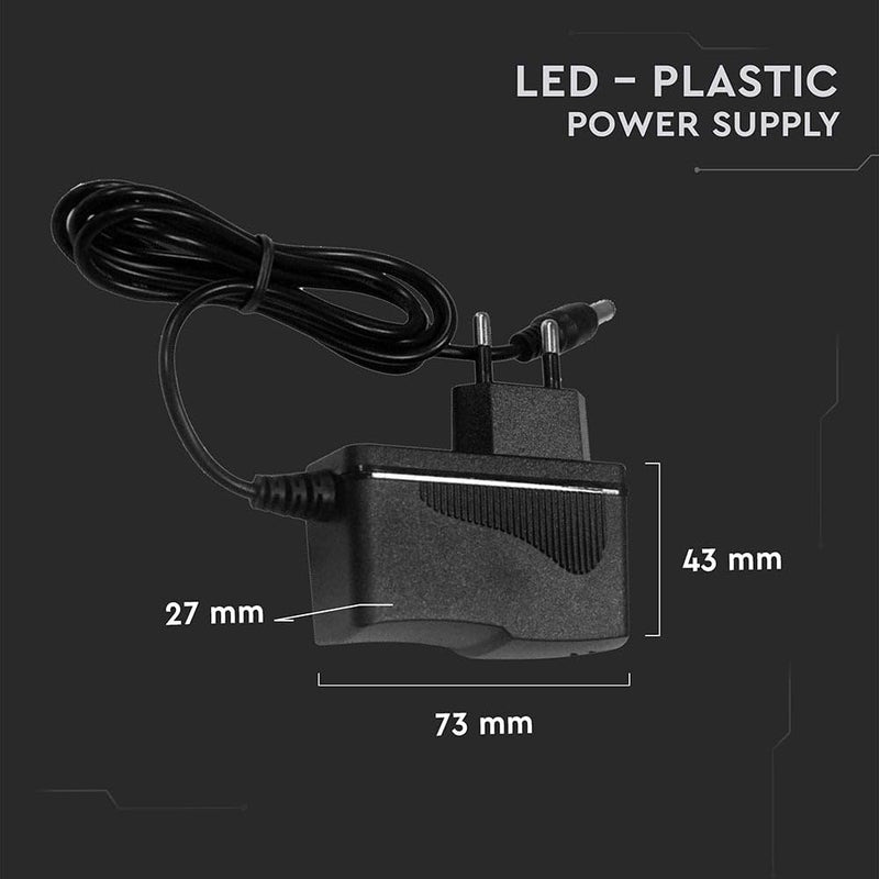 VT-23019 18W LED Plastic Power Supply 12V 1.5A IP44