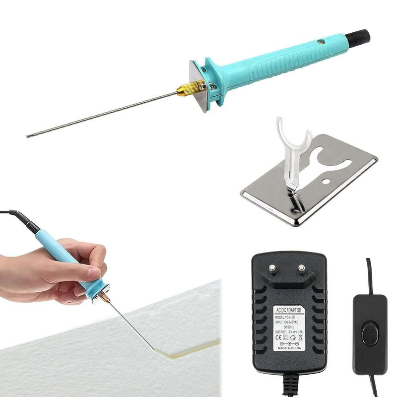 ZOYDP Polystyrene Cutter Hot Wire Cutter, AC110-240V Styrofoam Cutter, 10 cm Styrofoam Cutter, Foam Cutter for Cutting Edges, Heat Cutting Engraving Pen