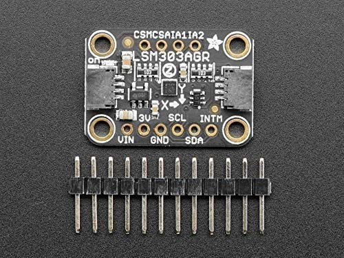 Adafruit LSM303AGR Accelerometer and Magnetometer, I2C, STEMMA QT/Qwiic 4413