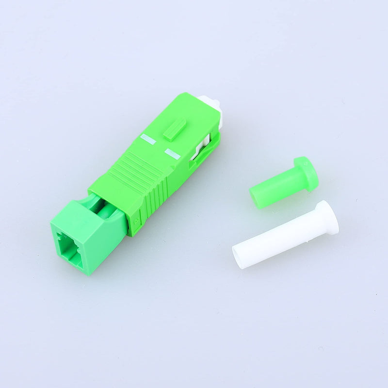 Single Mode 9/125um SC/APC Male to LC/APC Female Hybrid Optic Optical Fiber Adapter Simplex Converter LC-SC