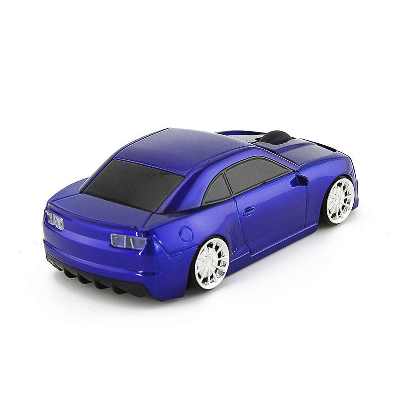 FASBEL for Chevrolet Camaro Sports Car Mouse Wireless Mice Computer Laptop PC Optical Mouse (Blue) Blue