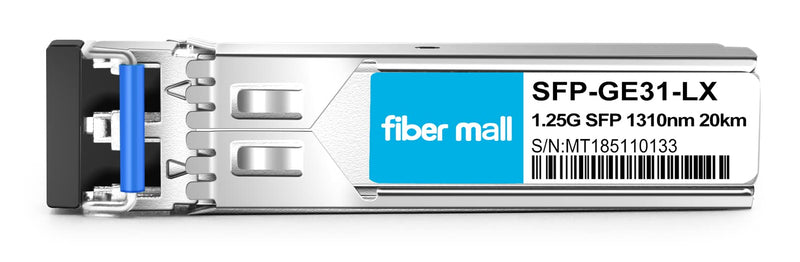 Fiber Mall 1G SFP LX for Palo Alto Networks PAN-SFP-LX 1000BASE-LX/LH SMF 1310nm 20km/10km LC DOM Transceiver Module 1000Base-LX：20km