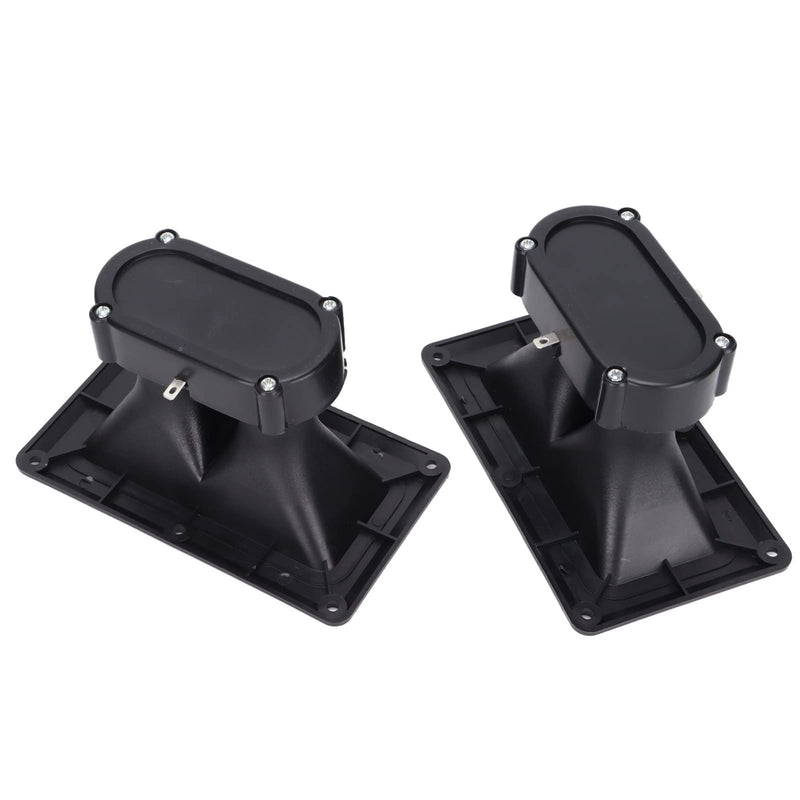 [AUSTRALIA] - Piezoelectric Speaker Dual Driver Tweeter Horn, 98dB Sensitivity, Ceramic Driver, Wide Dispersion Speakers for DJ Speakers, Studio Monitors, Karaoke Speakers 
