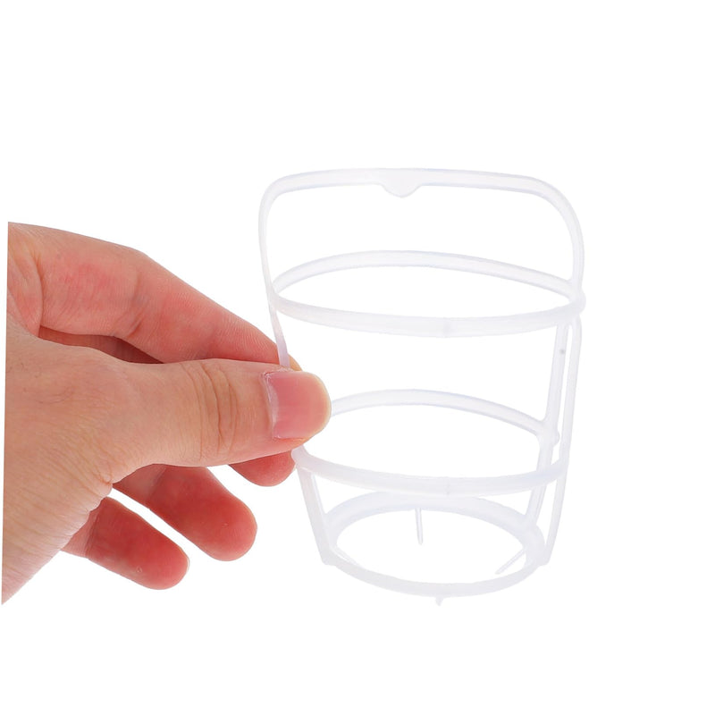 SOLUSTRE 1 Set of Infusion Net Bags, Salt Solution Bottle Net, Infusion Stand Accessories, Infusion Accessories for Clinics, Hospital Accessories, Portable Drip Rod Net, Plastic, White, Pack of 20