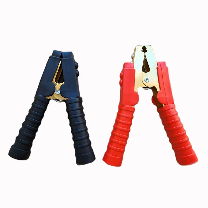 [AUSTRALIA] - NANSH Alligator Clips Heavy Duty Car Battery Terminal Charger Clamps (1500A (Black+Red) 1 pair) 