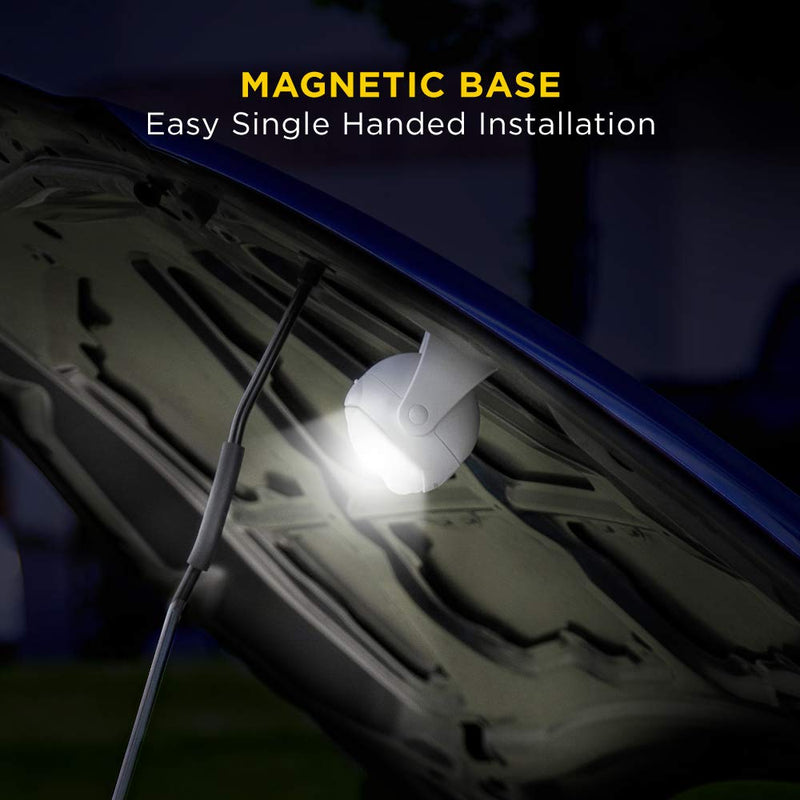 [AUSTRALIA] - Limitless Innovations Lumenology Portable LED Motion Sensor Light Provides 148 Lumens with a 13 ft Detectable Range and Flexible Tripod Base with Magnetic Option – Indoor/Outdoor (Black) Black 