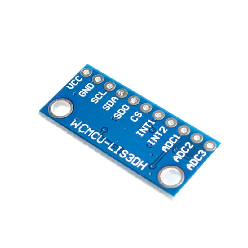 Hailege 2pcs LIS3DH Tri-Axis Acceleration Development Board 3-Axis Acceleration Sensor Replaces ADXL345 Built-in Temperature Sensor