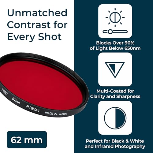 Hoya 62mm HMC Screw-in Filter - Red