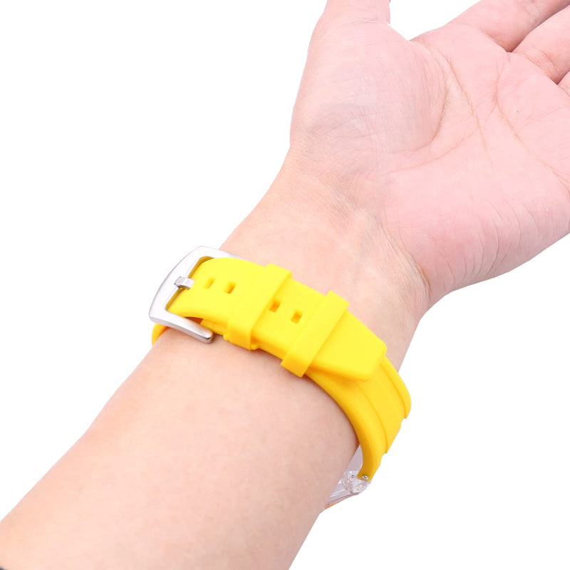 Modified Resin watch strap case replacement Fit for Casio G-shock GA-2100 GA-2110 GA-B2100 Outdoor sports waterproof watchbands Wristband bracelet Yellow