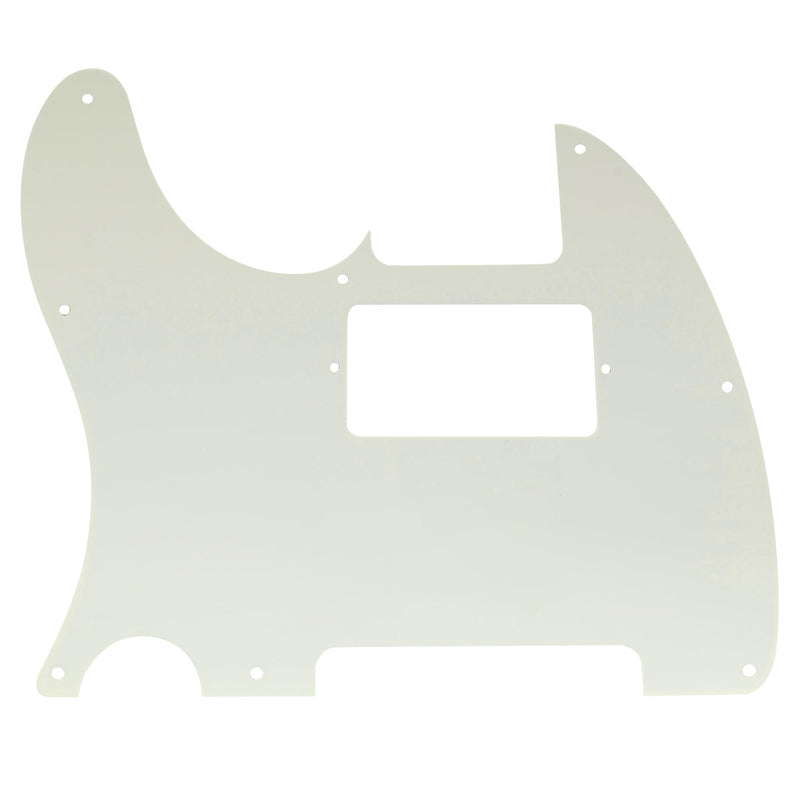 Musiclily 8 Hole Humbucker Tele Pickguard HH Guitar Pick Guard Scratch Plate for USA/Mexican Fender Telecaster Standard Electric Guitar, 3 Ply Parchment
