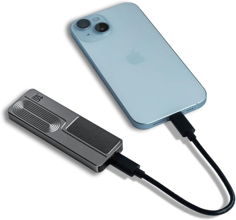 256GB Ultra Speed Portable SSD (PCIe NVMe 4.0, USB-C 3.1 Gen2 Type C, Up to 1050MB/s, Only 2.8 oz, Built w/Kingston, Micron, Crucial) External Hard Drive for iPhone 15, PC, Mac, PS4, Camera 256GB