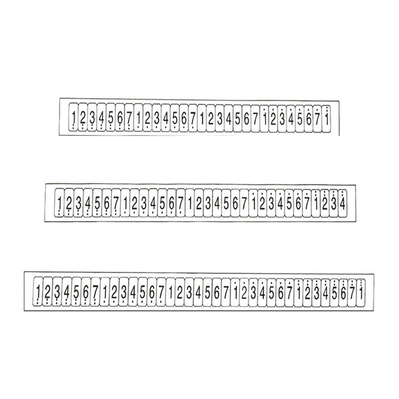 Healifty 1 Pcs Piano Stickers for Keys Piano Keyboard Stickers for 61 54 49 Keys Color Black Transparent Piano Numbered Musical Notation Stickers