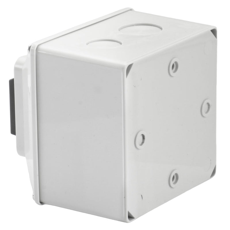 [AUSTRALIA] - Heschen Universal Rotary Cam Selector Changeover Switch, SZW26-63/D202.2D, 660V 63A, ON-Off-ON, 3 Position 2 Phase 8 Terminals, with Master Switch Exterior Box, Gray 