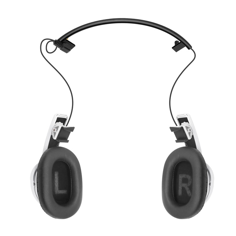 Globular Cluster PH2 Stereo VR Headphones for PS VR 2 | Clip On Design Easy to Install/Remove,Looks Tidy with Cable Router, More Comfortable Than in-Ear Buds,75x90mm Earmuffs,White