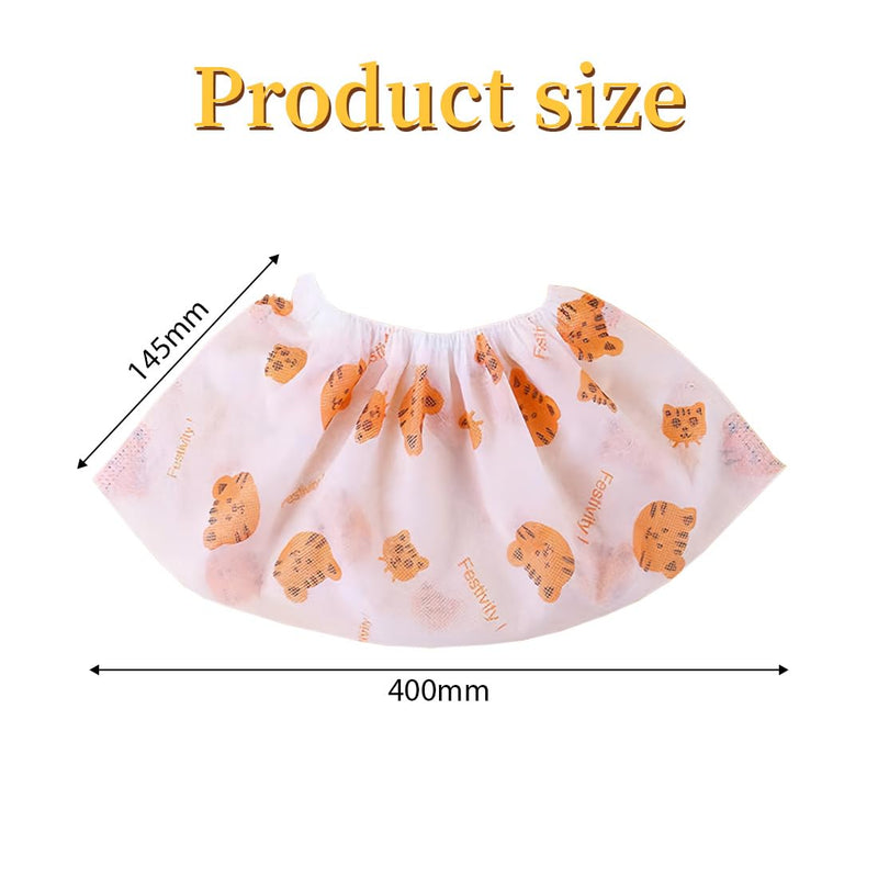 Pack of 50 Shoe Covers, Disposable Cartoon Disposable Print, Overshoes with Waterproof Sole, Reusable Covers, Extra Strong, Shoe Protection Cover, Non-Slip, 14.5 x 40 cm