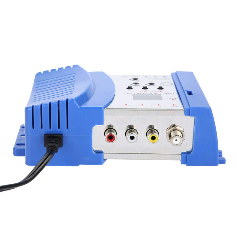 Digital RF Modulator for TV, AV-RF AV-TV Converter VHF UHF 110-240V Digital Modulator RF Modulator (US Plug) US plug