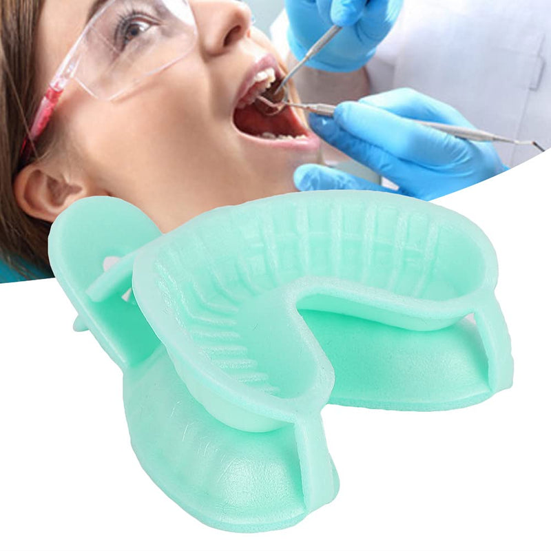 [AUSTRALIA] - Dental Tray Kit, 50pcs/Set Disposable Fluoride Trays, Double Arch Trays, Dental Aids, Dental Tray Accessories(S) S 