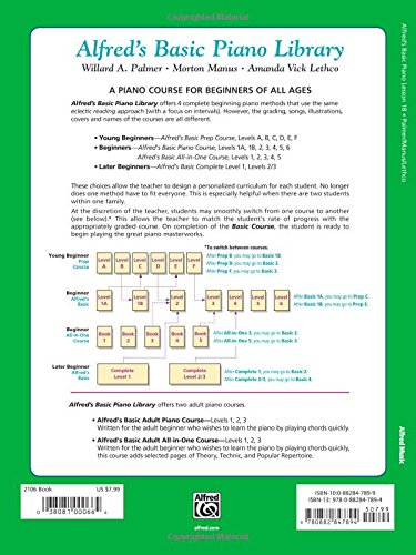 [AUSTRALIA] - Alfred's Basic Piano Library Lesson Book, Bk 1B (Alfred's Basic Piano Library, Bk 1B) 