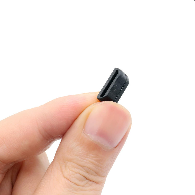30pcs HDMI Silicone Anti Dust Cap Cover Plugs, HDMI Female Port Dustproof Plug Soft Protector Stopper, for TV,Laptop Computers etc,Black