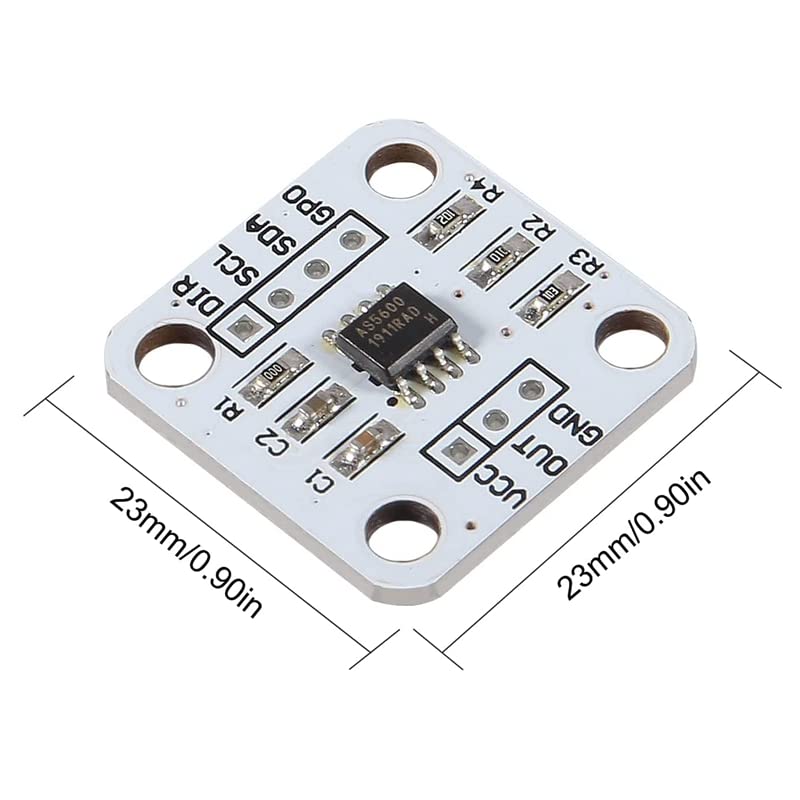 [AUSTRALIA] - TECNOIOT AS5600 Magnetic Encoder Magnetic Induction Angle Measurement Sensor Module Pack of 5 